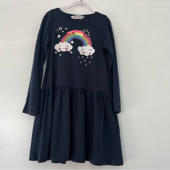 H&M Dress with Sequins 6-8Y - Picture 5 of 16